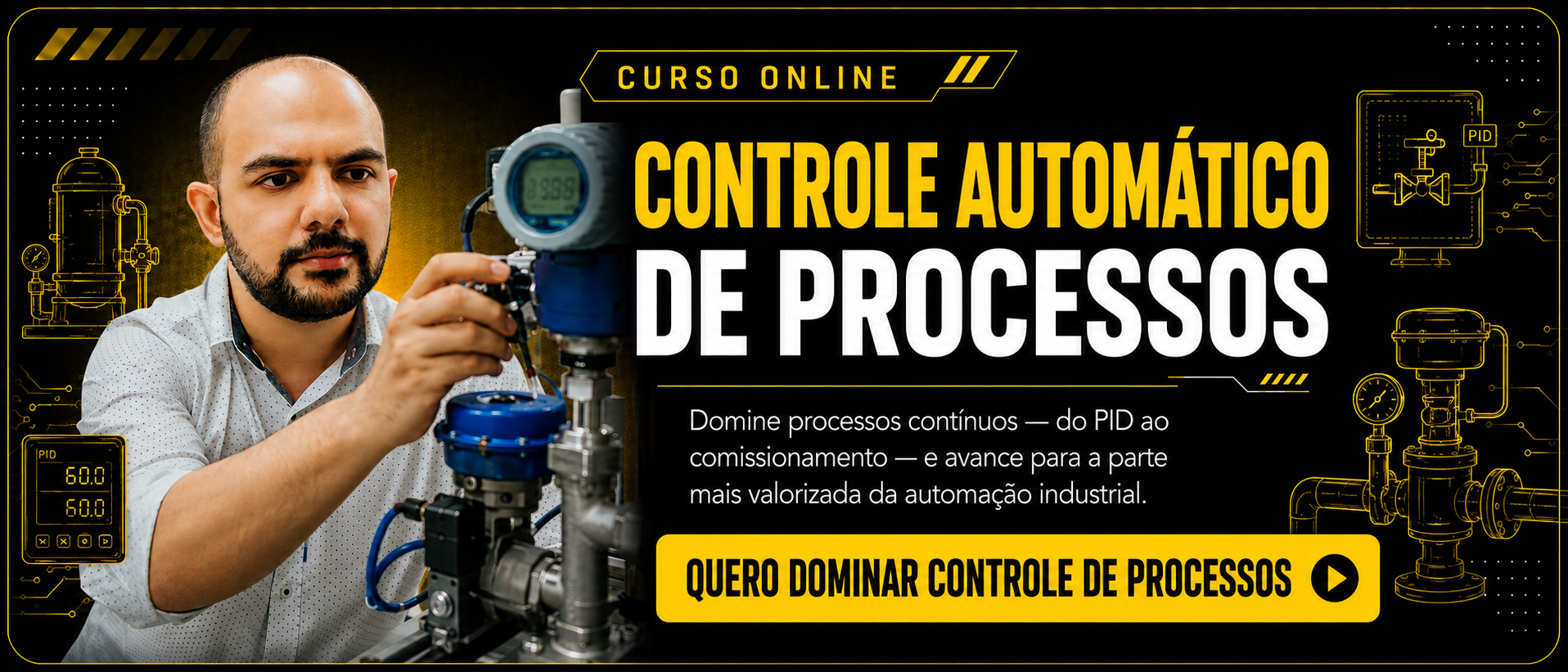 Curso online Controle Automático de Processos
