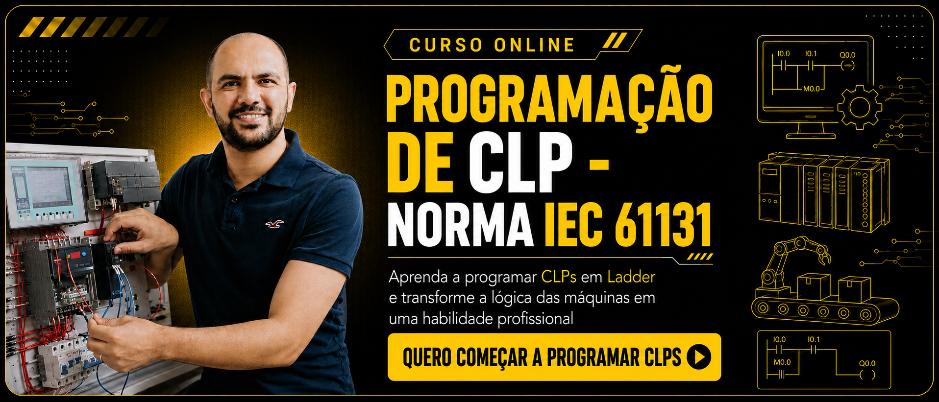 Curso online Programação de CLP - Norma IEC 61131